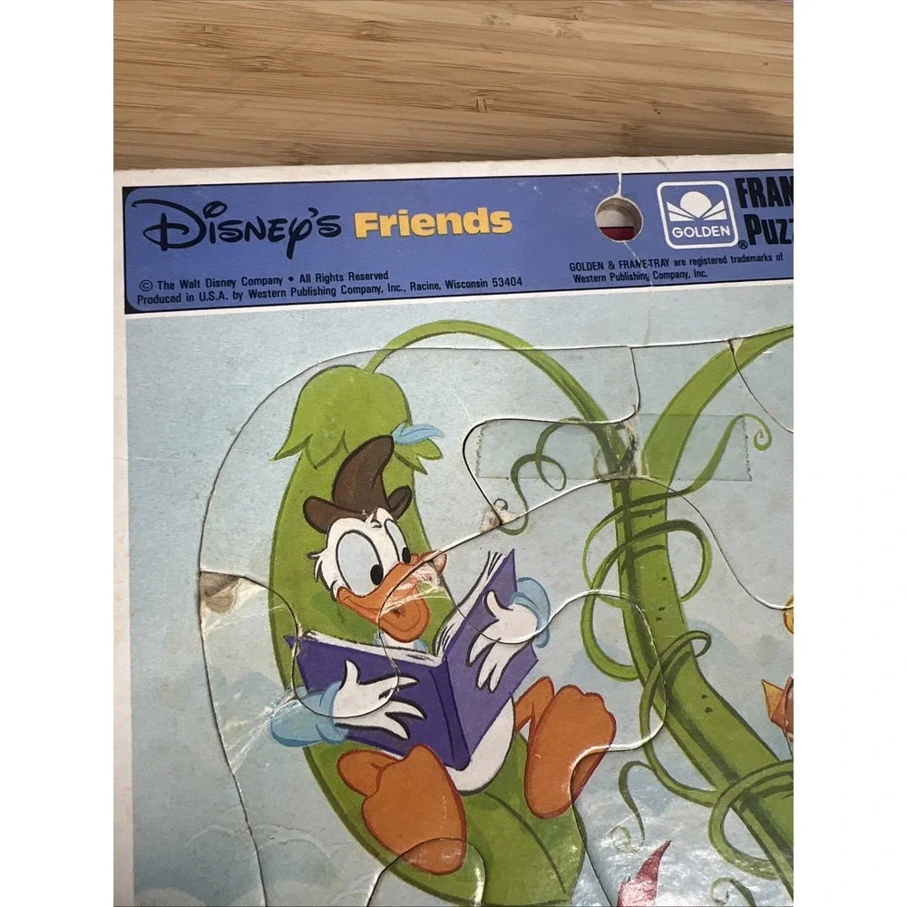 Disney Frame Tray Puzzle Lot Mickey‎ DuckTales Little Mermaid Beauty Beast
